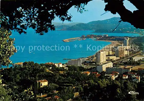 AK / Ansichtskarte Le_Lavandou Vue generale sur le Lavandou et le port de Bormes Le_Lavandou