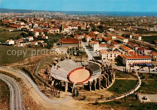 AK / Ansichtskarte Frejus Les Arenes Romaines Vue generale aerienne Frejus