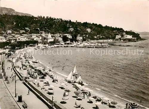 AK / Ansichtskarte Le_Lavandou La Plage et le Boulevard Le_Lavandou