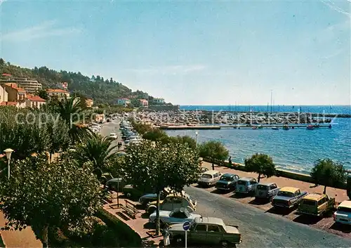 AK / Ansichtskarte Le_Lavandou Le Jardin et le Port Le_Lavandou