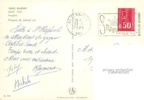AK / Ansichtskarte Agay_83_Var Pergolas 