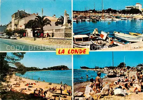 AK / Ansichtskarte La_Londe les Maures_83_Var Vue partielle La Plage Le Port 