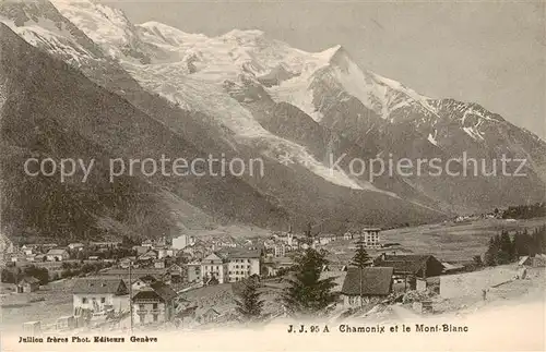 AK / Ansichtskarte Chamonix_74_Haute Savoie et le Mont Blanc 