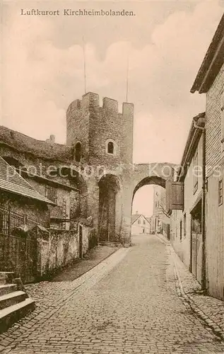 AK / Ansichtskarte  Kirchheimbolanden Dorfgasse Kirchheimbolanden