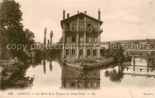 AK / Ansichtskarte Lisieux_14 Les Bords de la Touques au Camp Franc 
