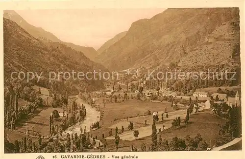 AK / Ansichtskarte Gedres_Gavarnie Region_65_Hautes Pyrenees Vue generale 