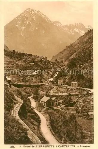 AK / Ansichtskarte Cauterets_65_Hautes Pyrenees Route de Pierrefitte a Cauterets Limacon 