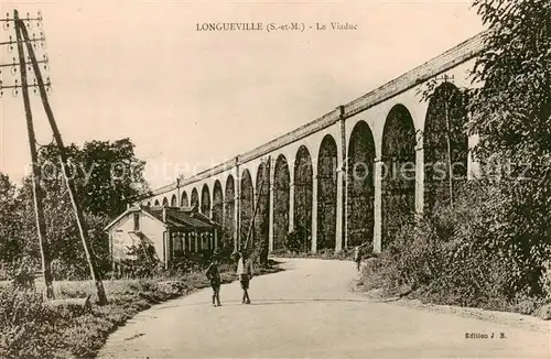 AK / Ansichtskarte Longueville_Seine et Marne Le Viaduc Longueville