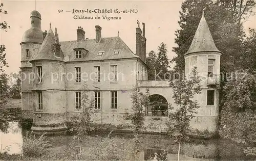 AK / Ansichtskarte Jouy le Chatel_77_Seine et Marne Chateau de Vigneau 