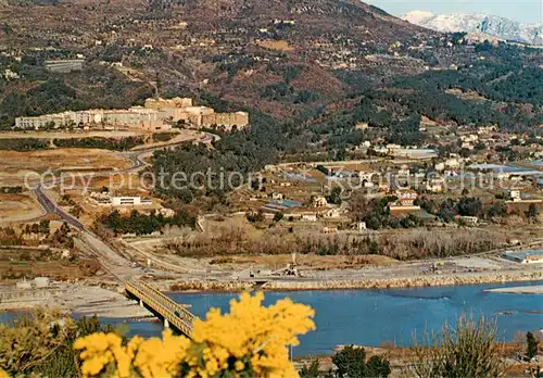 AK / Ansichtskarte Carros_06_Alpes Maritimes Vue generale de Carros le Neuf et le Plan de Carros 