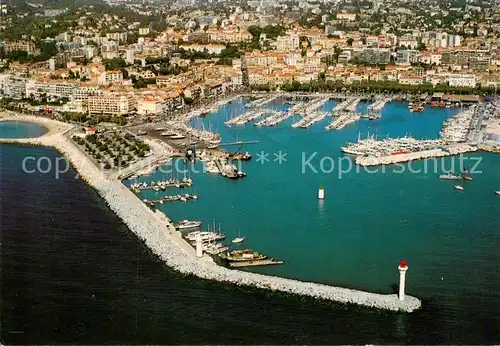 AK / Ansichtskarte Cannes_06 Vue aerienne Le port 