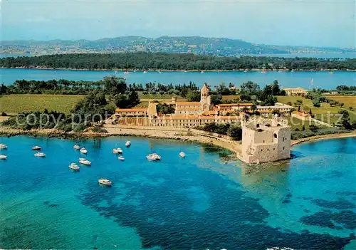 AK / Ansichtskarte Cannes_06 Abbaye des Moines de Lerins Vue aerienne 
