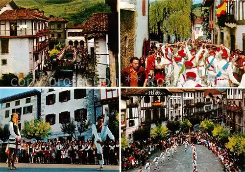 AK / Ansichtskarte  Lesaka_Pamplona_Navarra_ES Danzas Beascas dia de San Fermin 