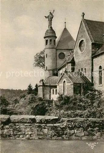 AK / Ansichtskarte Mont Sainte Odile_Mont Ste Odile_67 La Facade Est du Couvent Sainte Odile benissant l Alsace 
