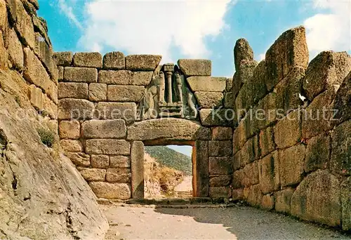 AK / Ansichtskarte 73828152 Mycenes_Mykene_Greece Loewentor 