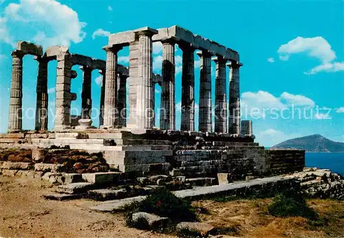 AK / Ansichtskarte  Sounion_Greece Der Poseidontempel 