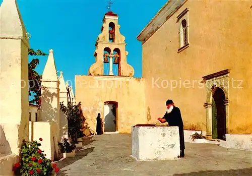 AK / Ansichtskarte 73828158 Corfu_Korfu Das Paleocastritsa Kloster Corfu Korfu