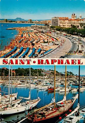 AK / Ansichtskarte Saint Raphael__83_Var La Plage Le nouveau Port 