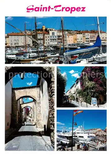 AK / Ansichtskarte Saint_Tropez_Var Souvenir de Saint Tropez Saint_Tropez_Var