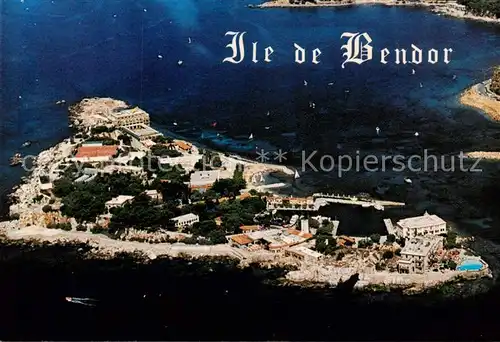 AK / Ansichtskarte Bandol_83 sur Mer Ile de Bendor Vue aerienne 