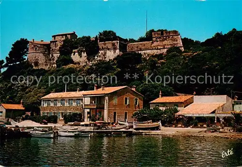 AK / Ansichtskarte Port Cros_83_Var La rade et les chateau 