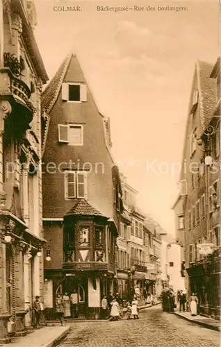 AK / Ansichtskarte Colmar_68 Baeckergasse  