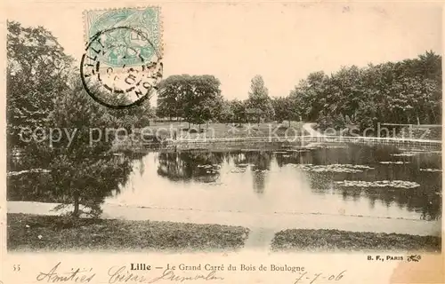 AK / Ansichtskarte Lille_59 Le Grand Carre du Bois de Boulogne 