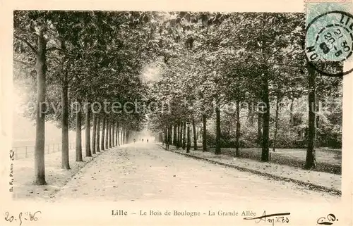 AK / Ansichtskarte Lille_59 Le Bois de Boulogne La Grande Allee 