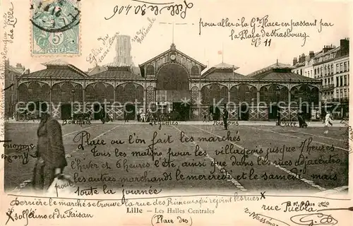 AK / Ansichtskarte Lille_59 Les Halles Centrales 