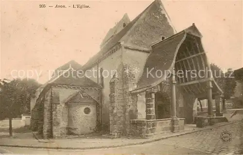AK / Ansichtskarte Avon_77_Seine et Marne Eglise 