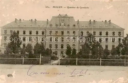 AK / Ansichtskarte Melun_77 Quartier de Cavalerie 