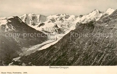 AK / Ansichtskarte Berninagruppe_GR Panorama 
