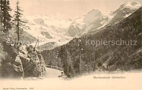 AK / Ansichtskarte Morteratschgletscher Panorama Morteratschgletscher