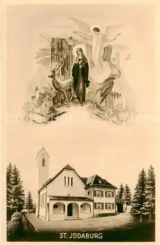 AK / Ansichtskarte St_Iddaburg_Gaehwil_SG Wallfahrtskirche Gnadenbild 