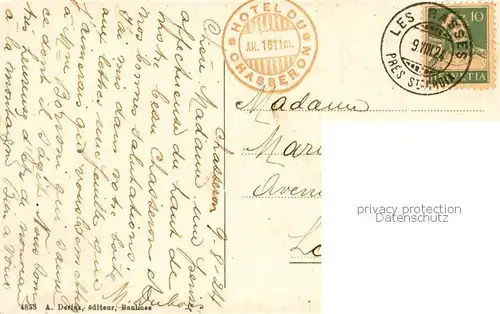 AK / Ansichtskarte Chasseron_VD Signal du Chasseron 