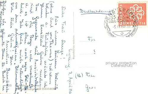 AK / Ansichtskarte Engelberg__OW mit Hahnen 