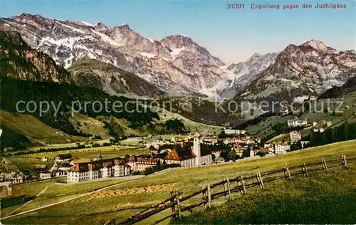 AK / Ansichtskarte Engelberg__OW mit Juchlipass 