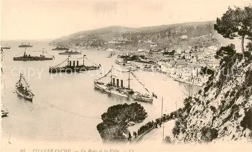 AK / Ansichtskarte Villefranche_06 sur Mer La Rade et le Ville 