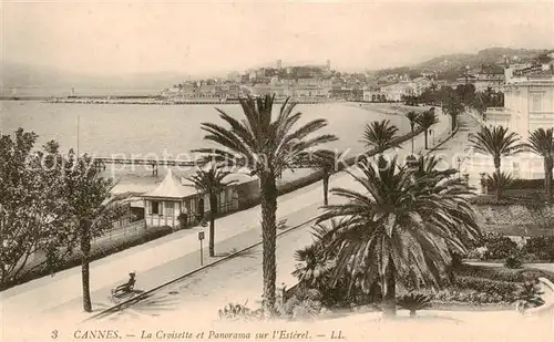 AK / Ansichtskarte Cannes_06 La Croisette et Panorama sur l Es 