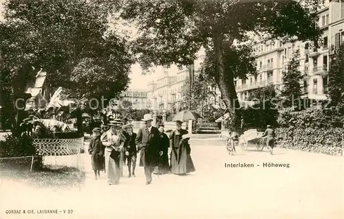 AK / Ansichtskarte Interlaken_BE Hoehenweg Interlaken_BE
