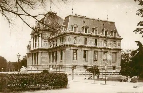 AK / Ansichtskarte Lausanne_VD Tribunal Federal Lausanne VD