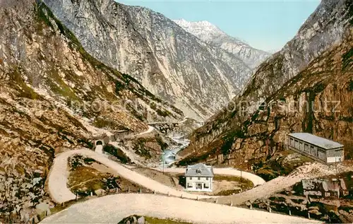 AK / Ansichtskarte Schoellenen_UR am St Gotthard 