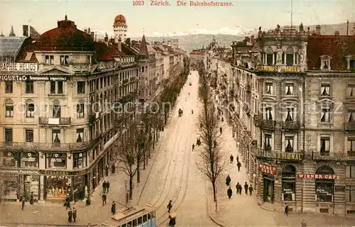 AK / Ansichtskarte Zuerich_ZH Bahnhofstrasse Zuerich_ZH
