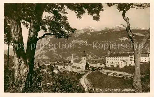 AK / Ansichtskarte Chur_GR und Calanda Chur_GR