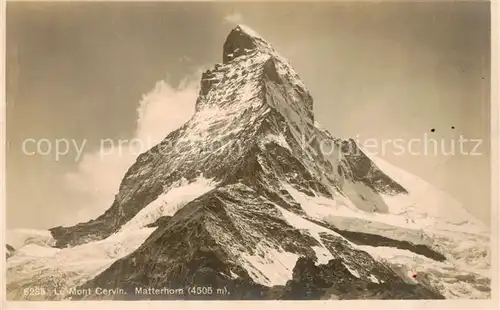 AK / Ansichtskarte Zermatt_VS Matterhorn Zermatt_VS