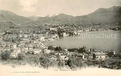 AK / Ansichtskarte Paradiso_Lago_di_Lugano_TI Panorama 