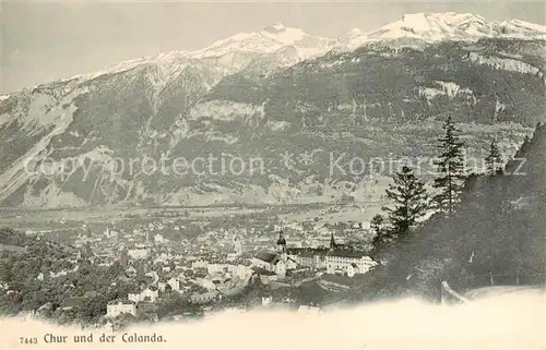 AK / Ansichtskarte Chur_GR und der Calanda Chur_GR