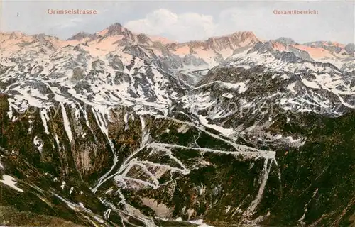 AK / Ansichtskarte Grimselstrasse_BE Panorama 