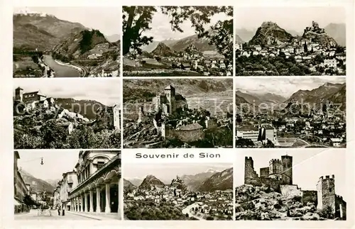 AK / Ansichtskarte Sion__Sitten_Seduno_VS Vue partielle 
