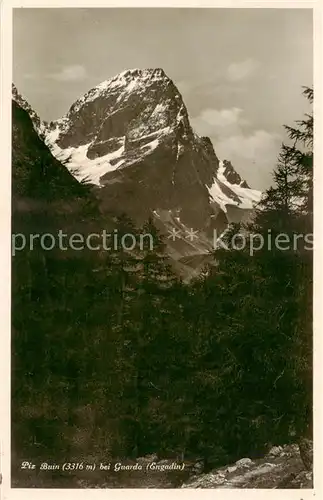 AK / Ansichtskarte Piz_Buin_Pitschen bei Guarda Panorama Piz_Buin_Pitschen